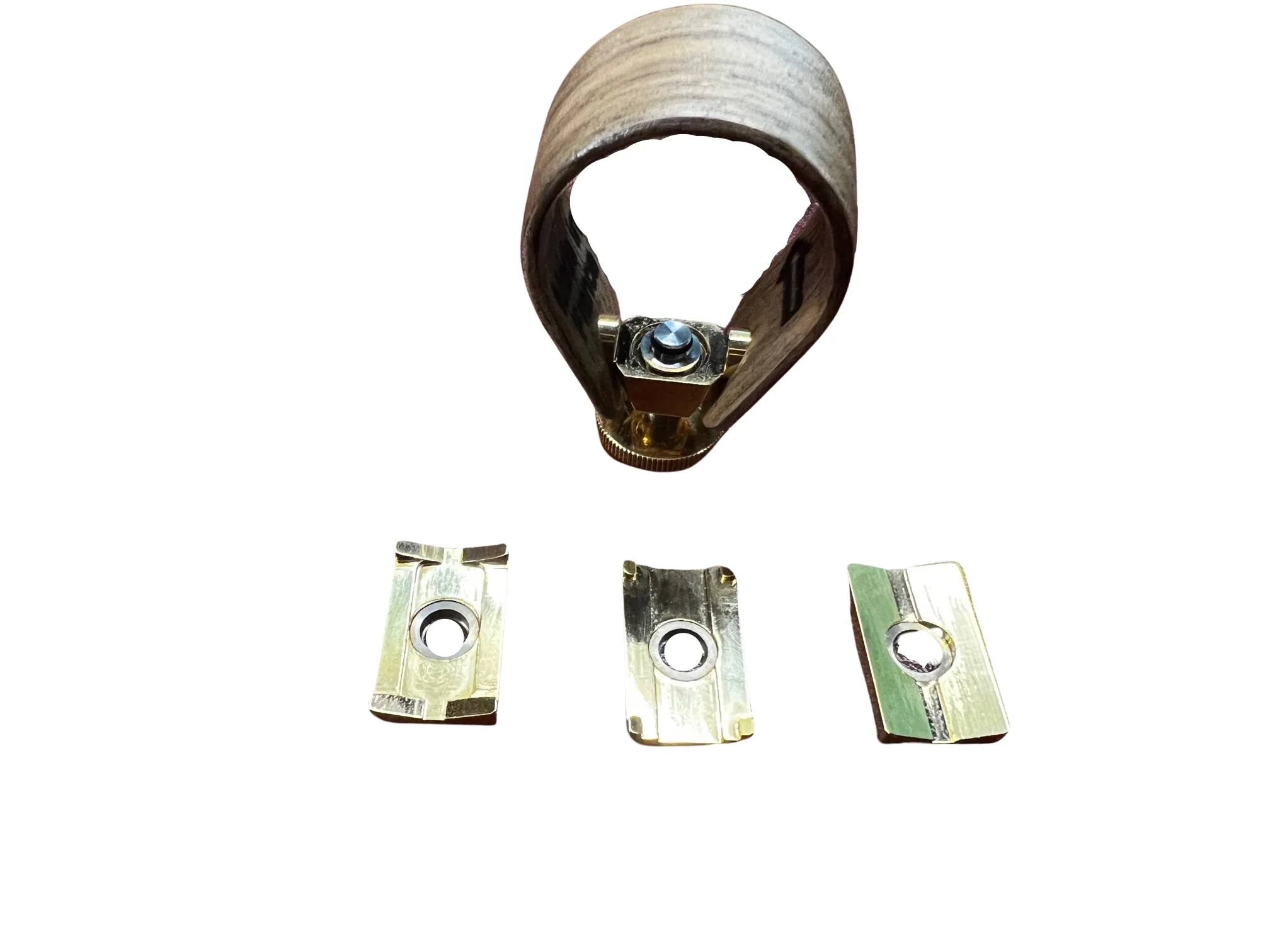 Abelet XN Alto Sax Walnut Ligature - Image 4