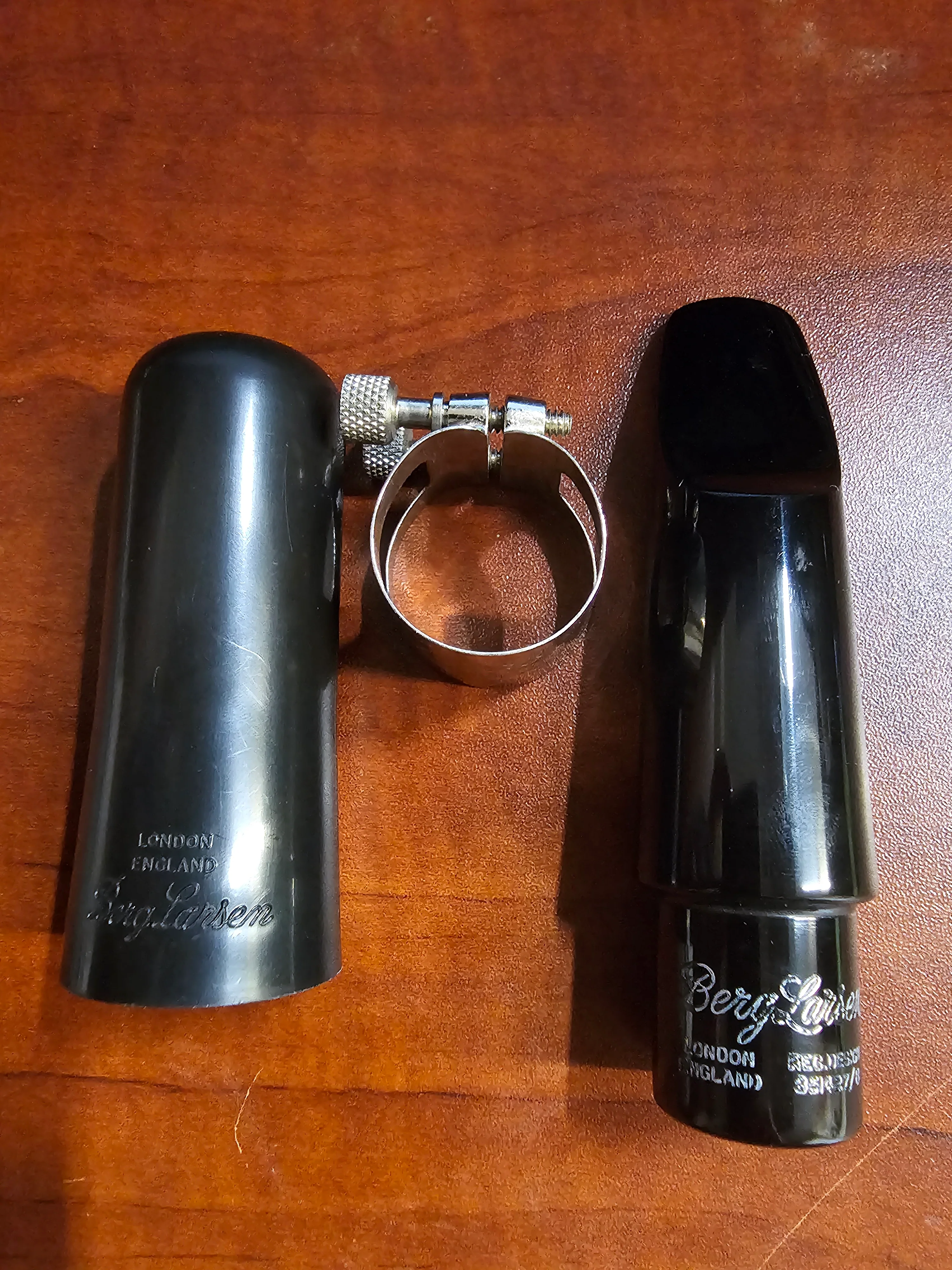 Berg Larsen Tenor Sax Hard Rubber Mouthpiece 90/0 SMS Used