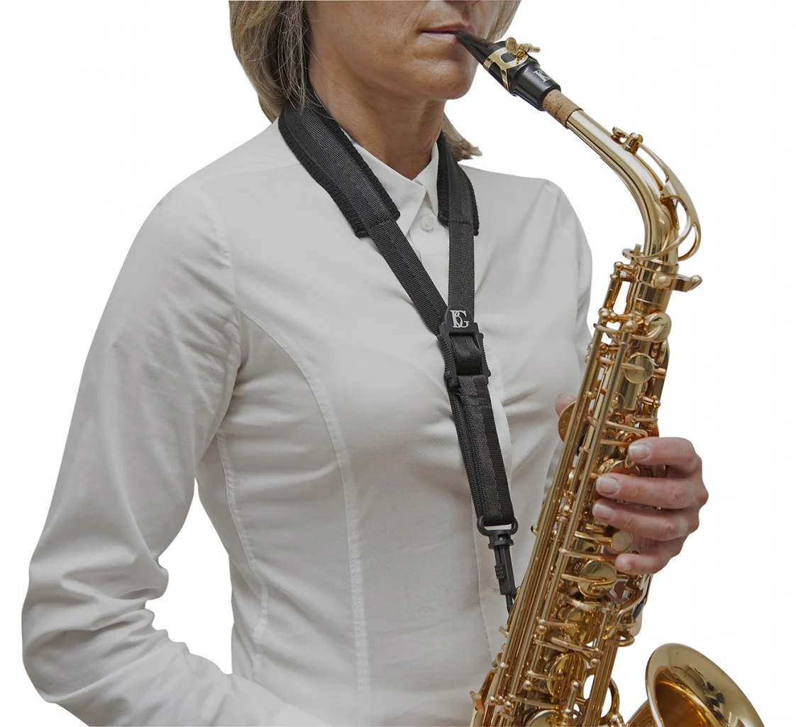 BG France Alto Sax Comfort Strap X-Small with Snap Hook - S15SH - Image 2