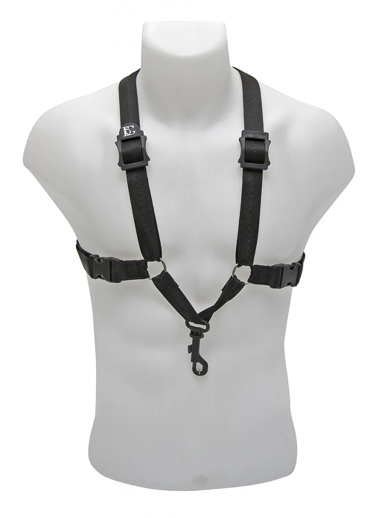 BG France Male Saxophone Harness X-Large Strap W/ Plastic Snap Hook - S43SH