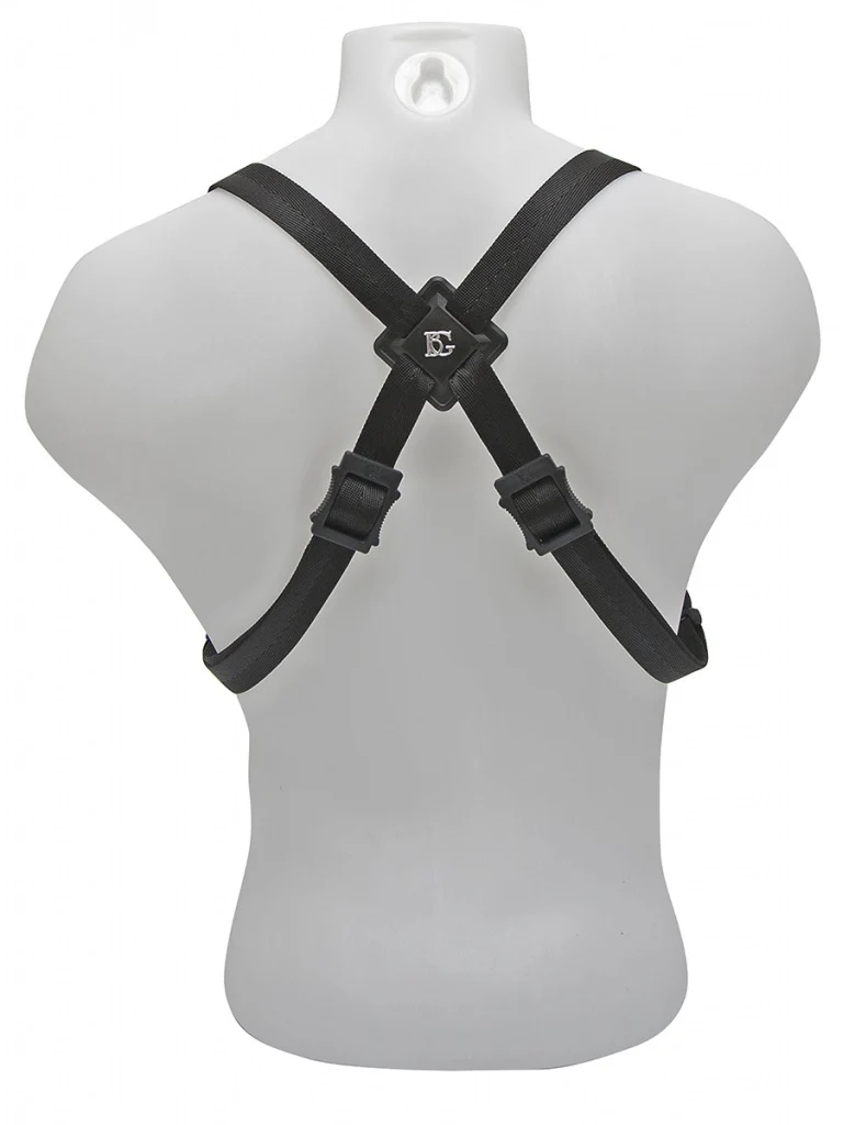 BG France Sax Harness Strap Male W/ Metal Open Hook - S40M Black - Image 2