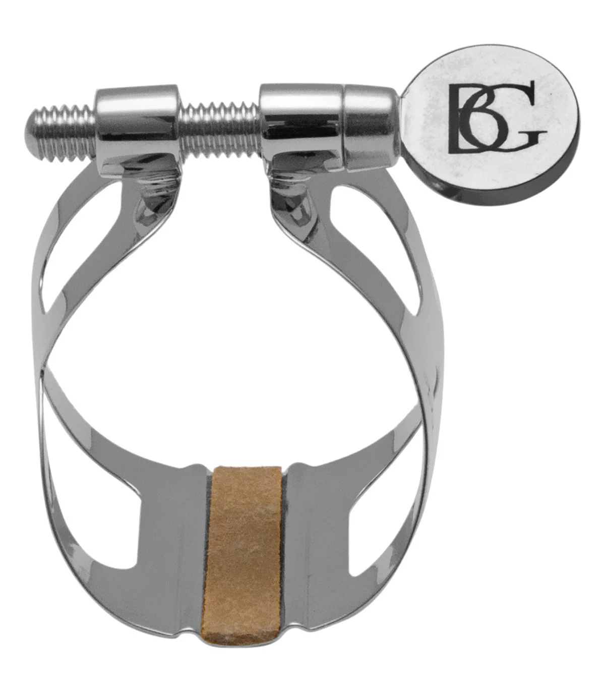 BG France Tradition Silver Bass Clarinet Ligature-L90-LIGATURE ONLY