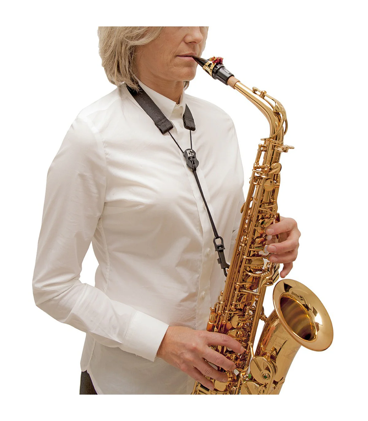 BG Saxophone Flex Strap with Snap Hook - SFSH - Image 2