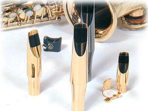 Brancher Gold Plated Alto Sax Mouthpiece with Gold Plated Ligature - Image 3