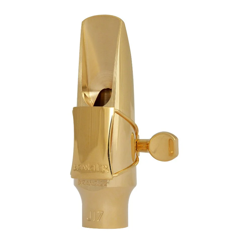 Brancher Gold Plated Soprano Sax Mouthpiece W/ Gold Plated Ligature - Image 2