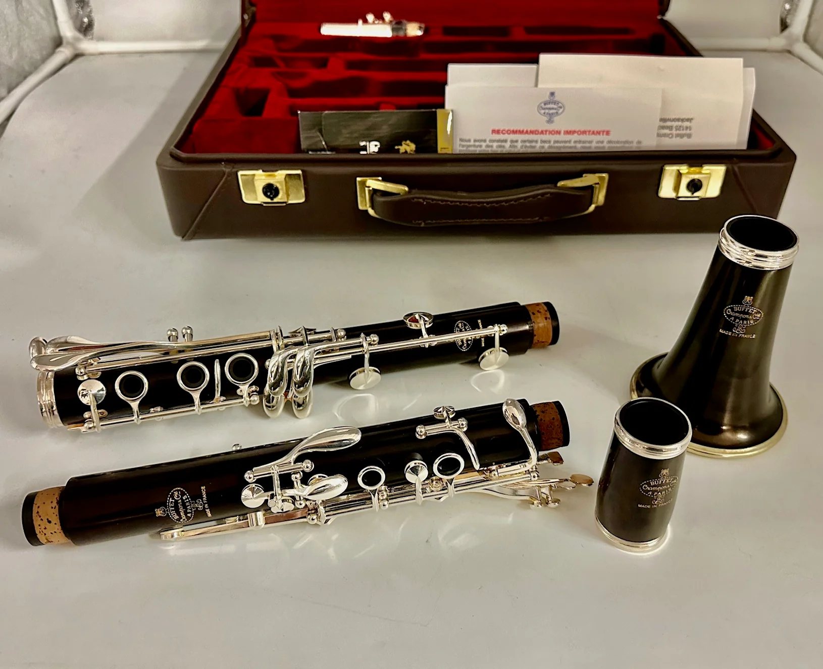 Buffet Crampon R13 A Clarinet Classic Logo with Silver Keys - Image 2