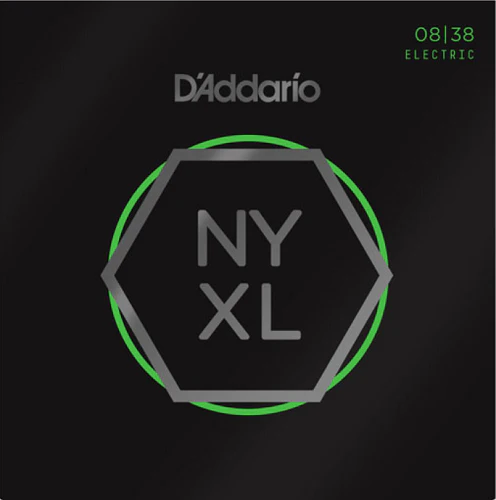 D'Addario Nickel Wound, Extra Super Light, 8-38 Electric Guitar Strings