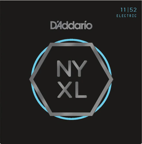 D'Addario Nickel Wound, Medium Top/ Heavy Bottom, 11-52 Electric Guitar Strings
