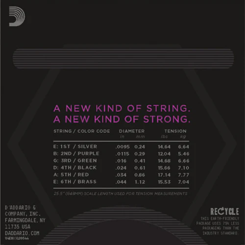 D'Addario Nickel Wound, Super Light PLUS, 9.5-44 Electric Guitar Strings - Image 3