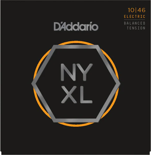 D'Addario NYXL, Nickel Wound, Balanced TENSION, 10-46 Electric Guitar Strings