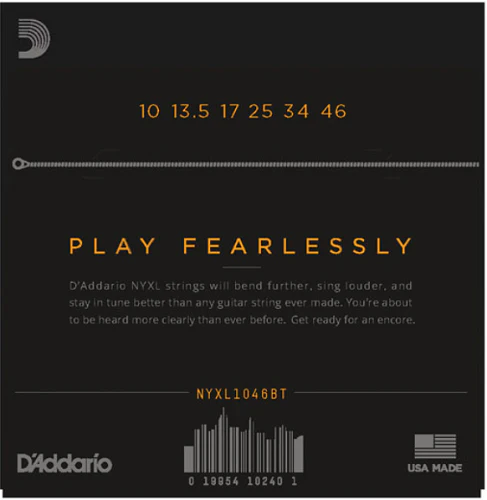 D'Addario NYXL, Nickel Wound, Balanced TENSION, 10-46 Electric Guitar Strings - Image 2