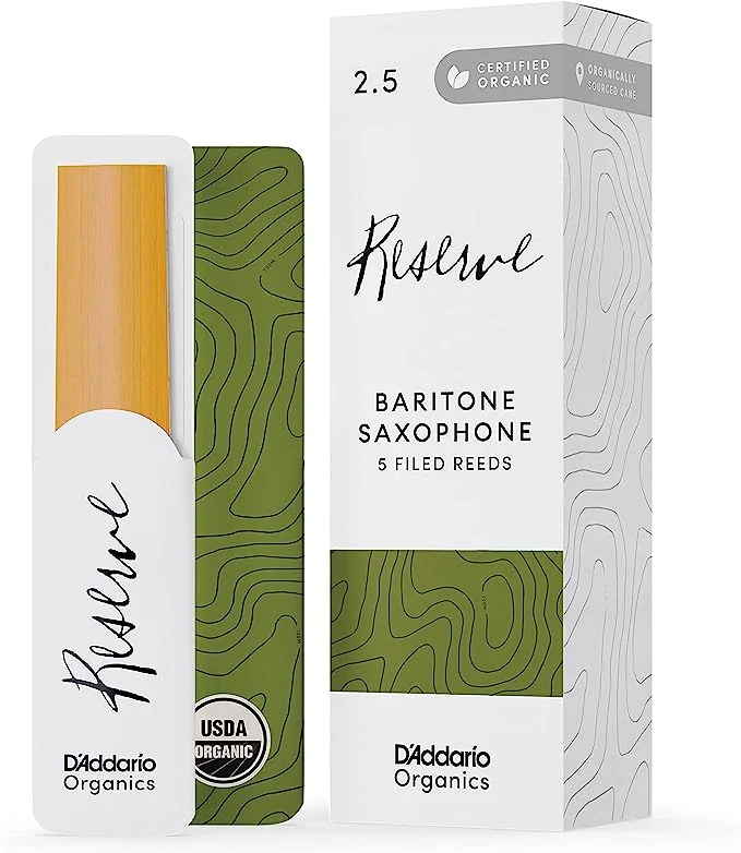 D'Addario Organic Reserve Baritone Saxophone Reeds - 5 Per Box - Image 6