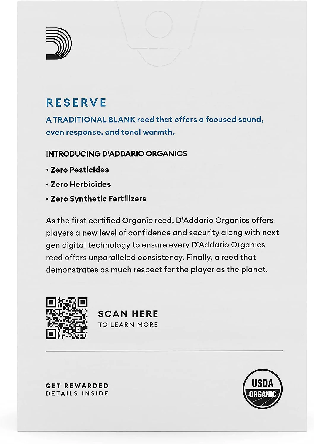 D'Addario Organic Reserve Eb Clarinet Reeds - 10 per Box - Image 11