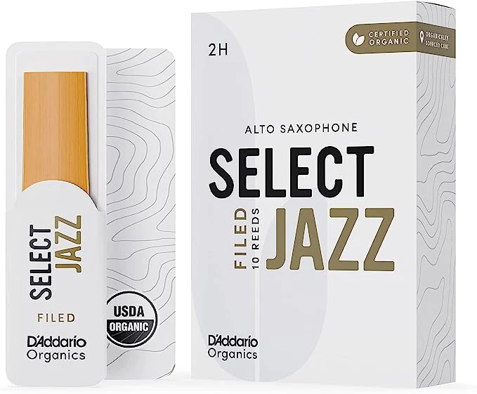 D'Addario Organic Select Jazz Filed Alto Saxophone Reeds - 10 Per Box - Image 7