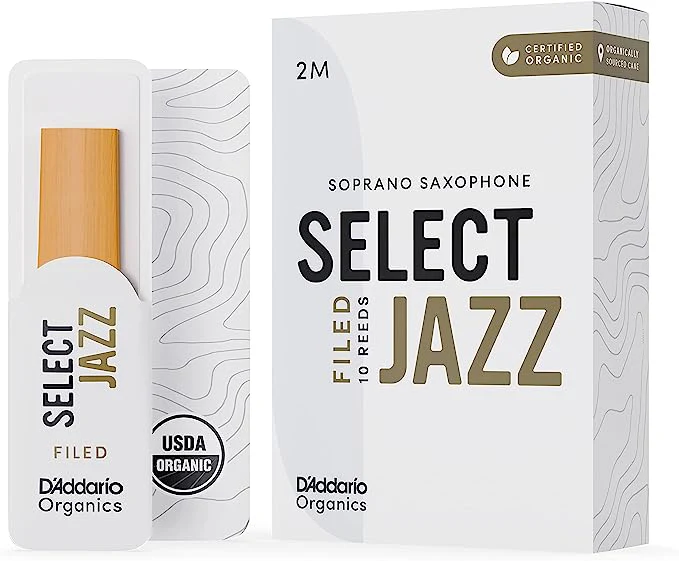 D'Addario Organic Select Jazz Filed Soprano Saxophone Reeds - 10 Per Box - Image 6