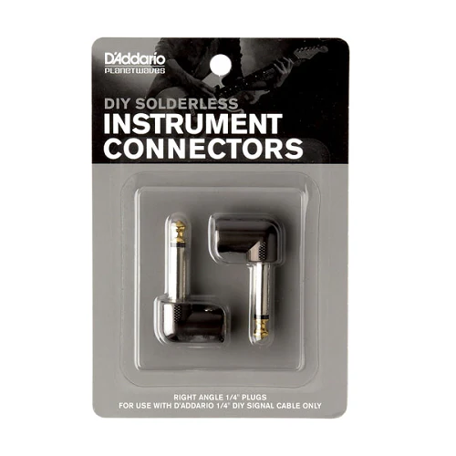 D'Addario Planet Waves Cable Kit 1/4" Right Angle Plug - 2-PACK - Image 2