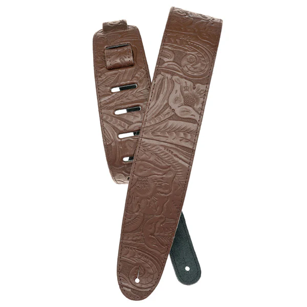 D'addario Planet Waves - Embossed Leather Guitar Strap - Image 2