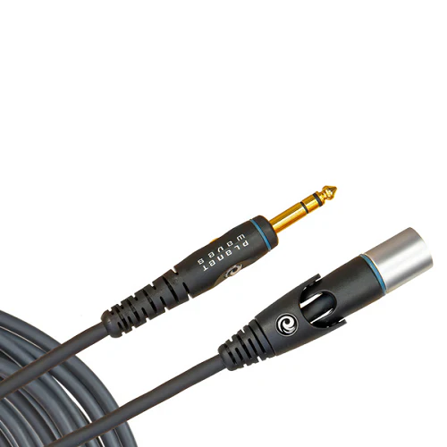 D'addario Planet Waves Gold Plated Custom Series Microphone Cable, XLR Female to 1/4", 25 Feet