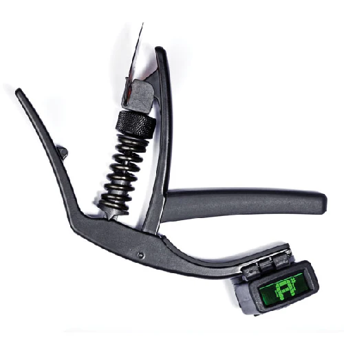 D'Addario Planet Waves NS Artist Capo for Electric and Acoustic Guitar with NS Micro Headstock Tuner