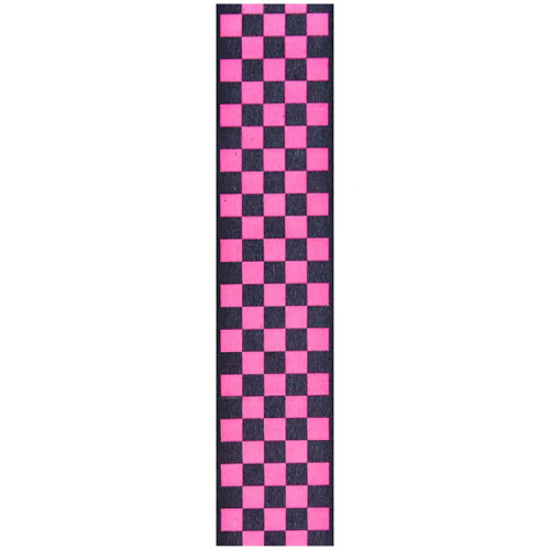 D'Addario Planet Waves PINK/BLACK Checker Woven Guitar Strap - Image 2