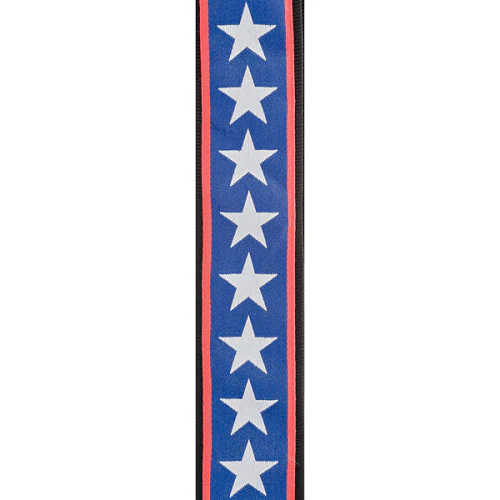 D'Addario Planet Waves Stars and Stripes Woven Guitar Strap - Image 2