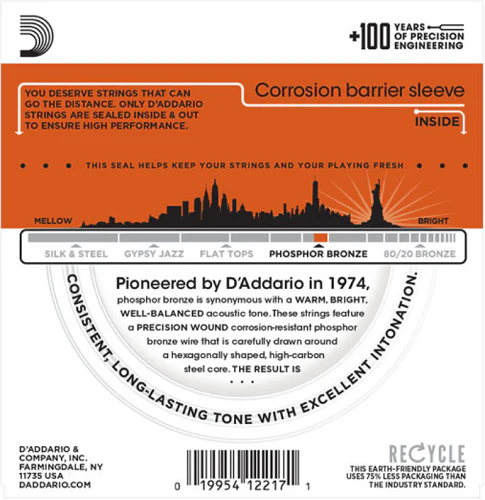 D'Addario Resphonic Guitar StringS, 16-56 - Image 2