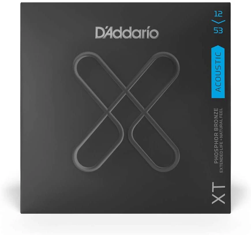 D'Addario XTAPB1253 XT Phosphor Bronze Acoustic Guitar Strings, Light, 12-53 - Image 2
