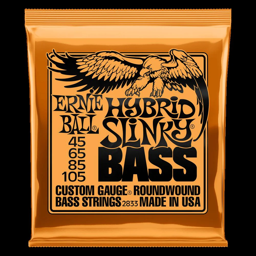 Ernie Ball Hybrid Slinky Nickel Wound Electric Bass Strings - 45-105 Gauge - 2833
