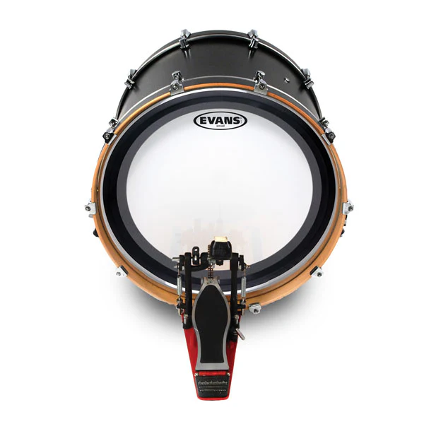 Evans EMAD Coated White Bass Drum Head, 26 Inch - Image 2