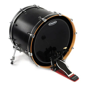 Evans EMAD Onyx Bass Drum Head, 22 Inch