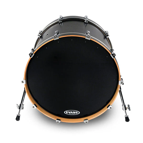 Evans EQ1 Black Bass Drum Head - 22 - Image 2