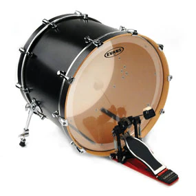 Evans EQ3 Clear Bass Drum Head - 26