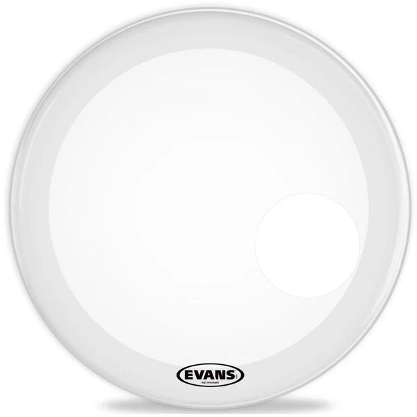Evans EQ3 Coated White Bass Drum Head - 18 - Image 2