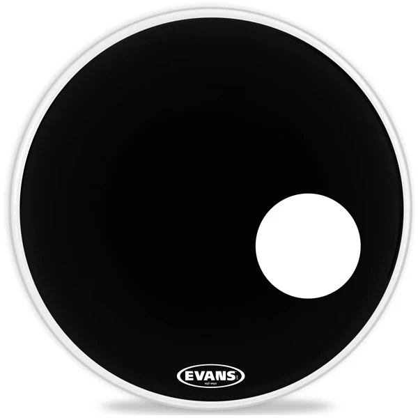 Evans EQ3 Resonant Onyx Bass Drum Head - 24 - Image 3