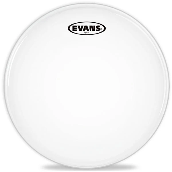 Evans Hybrid White Marching Snare Drum Head - 13 - Image 3