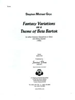 Fantasy Variations on A Theme of Bartok/Sax Part-SS2133