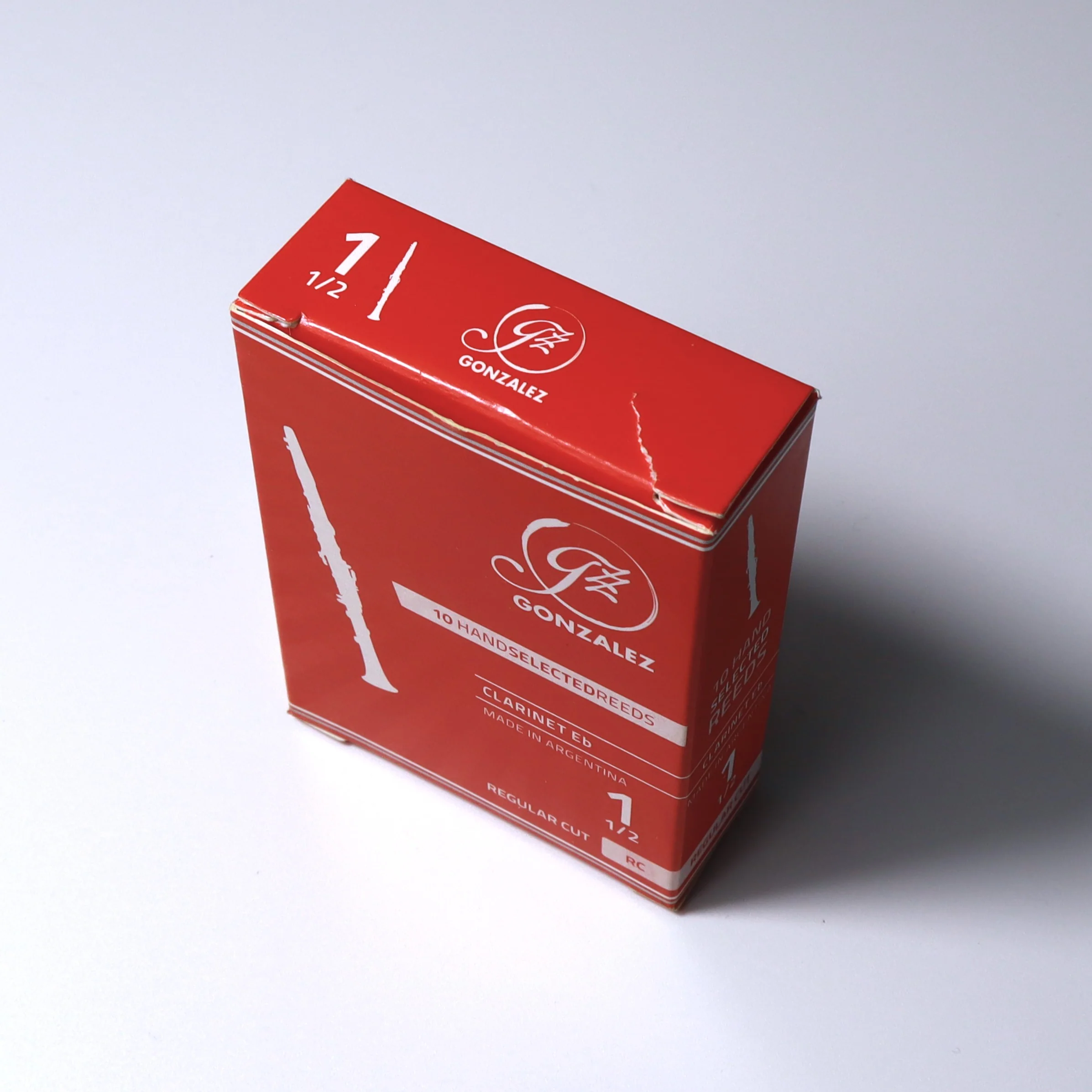 Gonzalez Regular Cut Eb Clarinet Reeds - 10 Per Box Strength 1.5 B-STOCK - Image 2