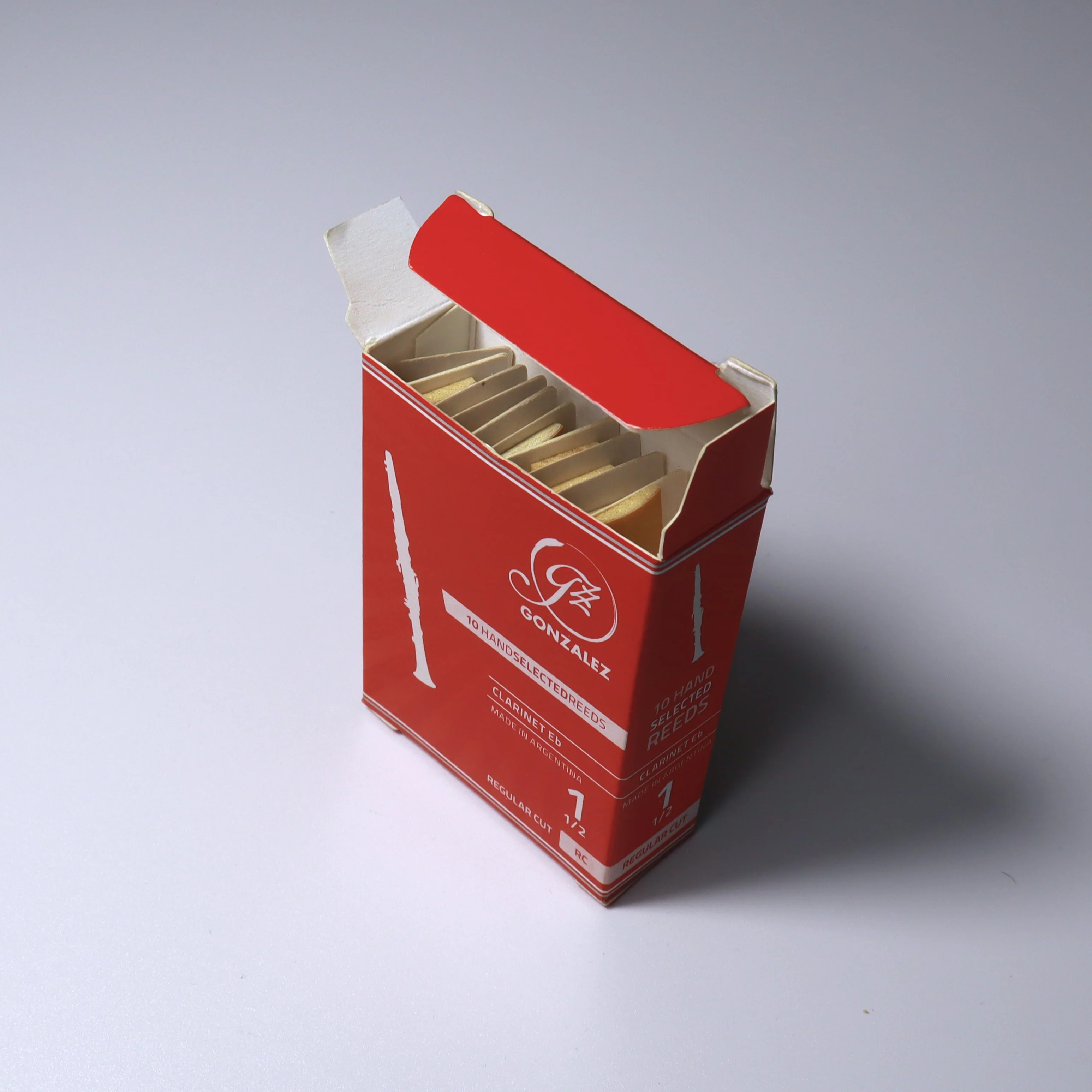 Gonzalez Regular Cut Eb Clarinet Reeds - 10 Per Box Strength 1.5 B-STOCK - Image 3