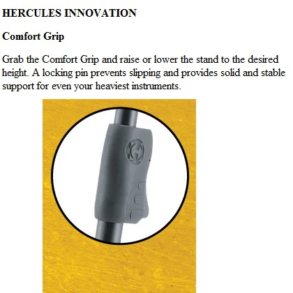 Hercules Auto-Grab Guitar Stand W/BONUS Neck Cradle - GS414BN - Image 4