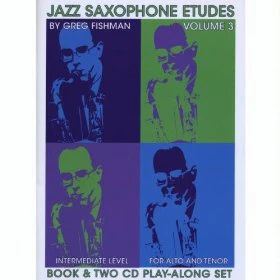 JAZZ SAXOPHONE ETUDES - BY GREG FISHMAN VOLUMES 1-3 - Image 3