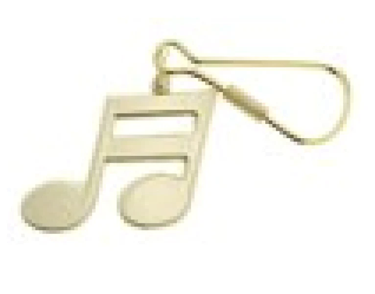 AIM GIFTS Double 16th Note Keychain - K82 - Image 2