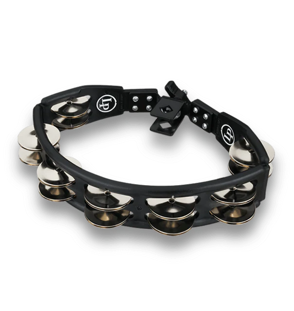 Latin Percussion CYCLOPS® MOUNTABLE TAMBOURINE -Black - STEEL- LP160