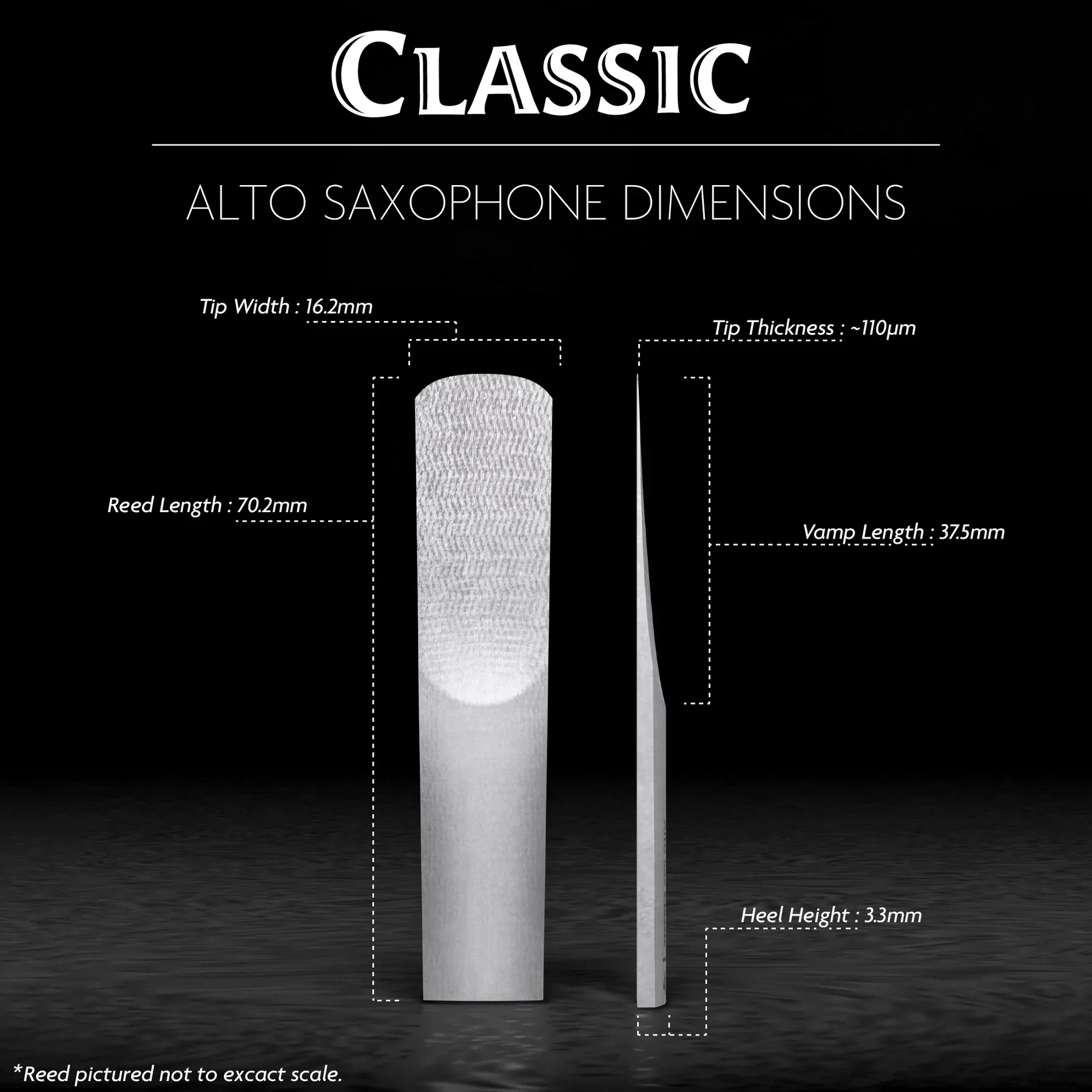 Legere Classic Alto Saxophone Reeds - 1 Synthetic Reed - Image 2