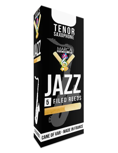 Marca JaZZ Filed Tenor Sax Reeds - 5 Per Box