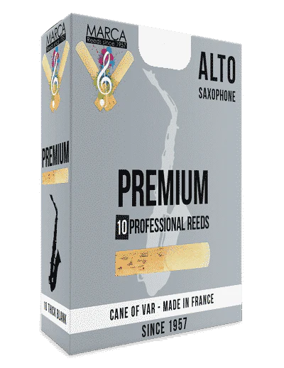 Marca PreMium Alto Saxophone Reeds - 10 per Box
