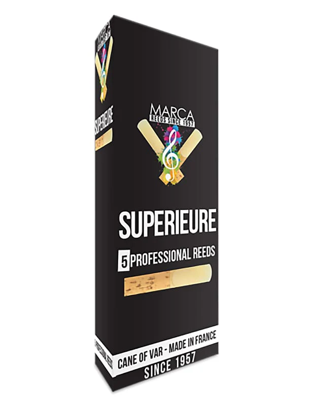Marca Supérieure Bass Saxophone Reeds - 5 Per Box