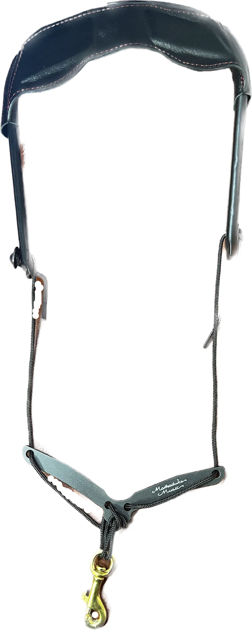 Marmaduke "Feather" Strap III GL - Leather Saxophone Strap - Image 5