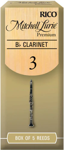 Mitchell Lurie Premium Bb Clarinet Reeds - 5 Per Box - Image 2