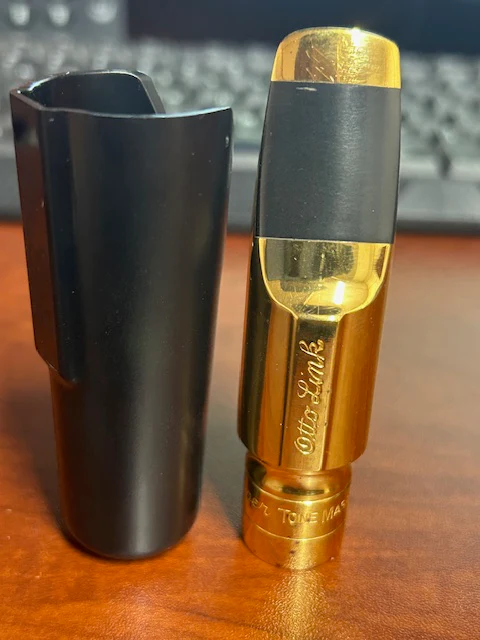 Otto Link Gold Plated Alto Sax Mouthpiece 7* B-Stock - Image 2