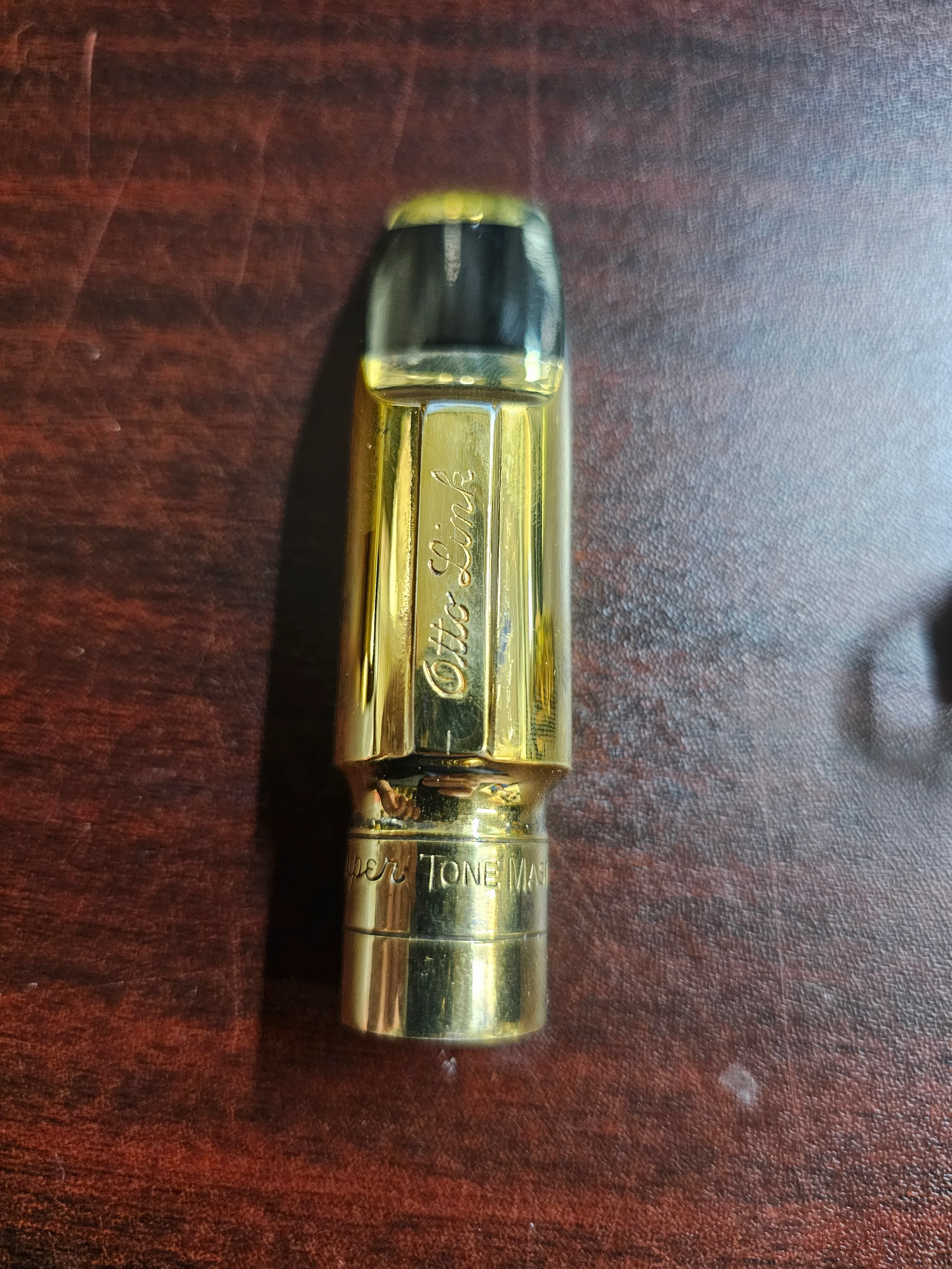 Otto Link Gold Plated Alto Sax Mouthpiece #9* - Old Inventory - Image 2